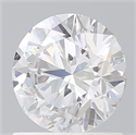 Lab Grown Diamond 1.10 Carats, Round with Ideal Cut, D Color, VVS2 Clarity and Certified by IGI