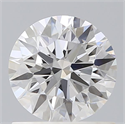 Lab Grown Diamond 0.93 Carats, Round with Ideal Cut, D Color, VS1 Clarity and Certified by IGI