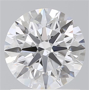 Picture of Lab Grown Diamond 1.24 Carats, Round with Ideal Cut, D Color, VS2 Clarity and Certified by IGI