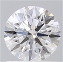 Lab Grown Diamond 1.12 Carats, Round with Ideal Cut, D Color, VS1 Clarity and Certified by IGI