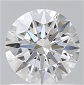 Lab Grown Diamond 1.21 Carats, Round with Ideal Cut, D Color, VS1 Clarity and Certified by IGI