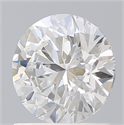 Lab Grown Diamond 1.19 Carats, Round with Ideal Cut, D Color, VS1 Clarity and Certified by IGI