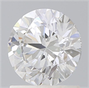 Lab Grown Diamond 1.16 Carats, Round with Ideal Cut, D Color, VS1 Clarity and Certified by IGI