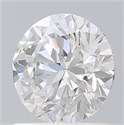 Lab Grown Diamond 1.22 Carats, Round with Ideal Cut, E Color, VVS1 Clarity and Certified by IGI