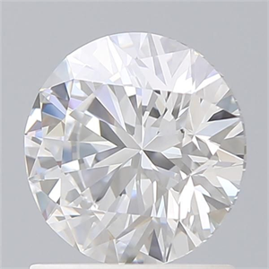 Picture of Lab Grown Diamond 1.23 Carats, Round with Ideal Cut, D Color, VVS2 Clarity and Certified by IGI