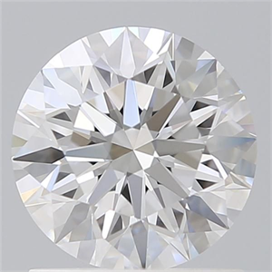Picture of Lab Grown Diamond 1.21 Carats, Round with Ideal Cut, D Color, VS1 Clarity and Certified by IGI