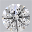 Lab Grown Diamond 1.09 Carats, Round with Ideal Cut, D Color, VS1 Clarity and Certified by IGI