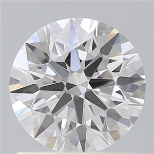 Picture of Lab Grown Diamond 1.09 Carats, Round with Ideal Cut, D Color, VS1 Clarity and Certified by IGI