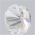 Lab Grown Diamond 1.21 Carats, Round with Ideal Cut, D Color, VVS2 Clarity and Certified by IGI