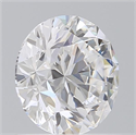 Lab Grown Diamond 1.16 Carats, Round with Ideal Cut, D Color, VVS2 Clarity and Certified by IGI