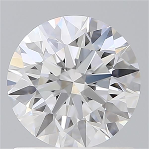 Picture of Lab Grown Diamond 1.12 Carats, Round with Ideal Cut, D Color, VS1 Clarity and Certified by IGI