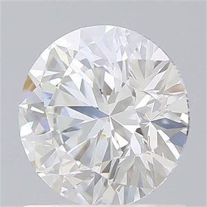 Picture of Lab Grown Diamond 1.10 Carats, Round with Ideal Cut, D Color, VVS2 Clarity and Certified by IGI