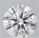 Lab Grown Diamond 1.21 Carats, Round with Ideal Cut, D Color, VS1 Clarity and Certified by IGI