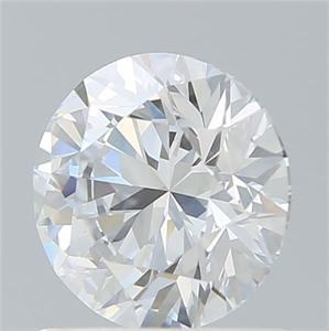 Picture of Lab Grown Diamond 1.09 Carats, Round with Ideal Cut, E Color, VVS2 Clarity and Certified by IGI
