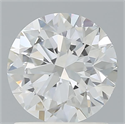 Lab Grown Diamond 1.30 Carats, Round with Excellent Cut, D Color, VS1 Clarity and Certified by IGI