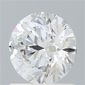 Picture of Lab Grown Diamond 1.12 Carats, Round with Ideal Cut, D Color, VVS2 Clarity and Certified by IGI