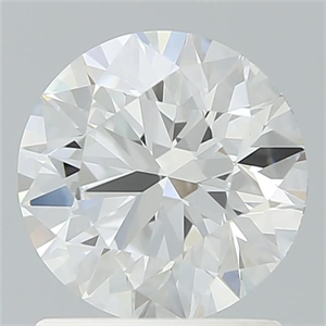 Picture of Lab Grown Diamond 1.37 Carats, Round with Ideal Cut, D Color, VVS2 Clarity and Certified by IGI