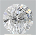 Lab Grown Diamond 1.33 Carats, Round with Ideal Cut, D Color, VS1 Clarity and Certified by IGI