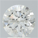Del inventario de diamantes de laboratorio, 2.34 quilates, Redondo , Color F, claridad VS1 y certificado IGI