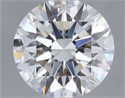 Lab Grown Diamond 1.10 Carats, Round with Ideal Cut, F Color, VS2 Clarity and Certified by IGI