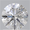 Lab Grown Diamond 1.09 Carats, Round with Ideal Cut, D Color, VS1 Clarity and Certified by IGI