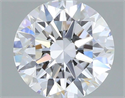 Lab Grown Diamond 1.00 Carats, Round with Excellent Cut, D Color, VVS2 Clarity and Certified by IGI