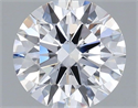 Lab Grown Diamond 1.02 Carats, Round with Ideal Cut, D Color, VVS1 Clarity and Certified by IGI