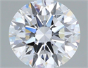 Lab Grown Diamond 1.25 Carats, Round with Ideal Cut, D Color, VVS2 Clarity and Certified by IGI