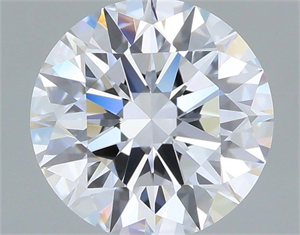 Picture of Lab Grown Diamond 1.25 Carats, Round with Ideal Cut, D Color, VVS2 Clarity and Certified by IGI