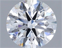 Lab Grown Diamond 1.50 Carats, Round with Ideal Cut, D Color, VS1 Clarity and Certified by IGI