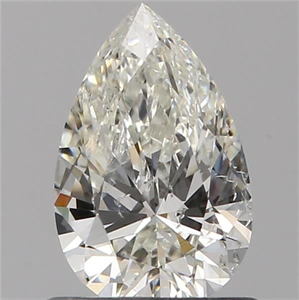 Picture of Natural Diamond 0.71 Carats, Pear with  Cut, I Color, SI2 Clarity and Certified by GIA