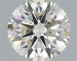 Foto Diamante Natural 0.40 quilates, Redondo , Color J, claridad VS2 y certificado IGI de