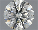 Natural Diamond 0.46 Carats, Round with Excellent Cut, J Color, VS2 Clarity and Certified by IGI