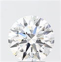 Lab Grown Diamond 3.03 Carats, Round with Ideal Cut, F Color, VS1 Clarity and Certified by IGI