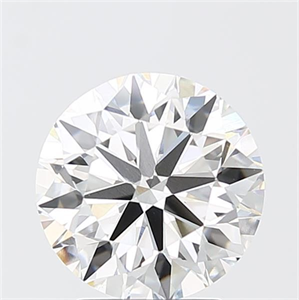 Picture of Lab Grown Diamond 3.02 Carats, Round with Excellent Cut, F Color, VS1 Clarity and Certified by IGI
