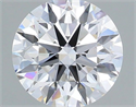 Lab Grown Diamond 1.03 Carats, Round with Ideal Cut, D Color, VVS1 Clarity and Certified by IGI