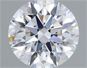 Lab Grown Diamond 1.06 Carats, Round with Ideal Cut, E Color, IF Clarity and Certified by IGI