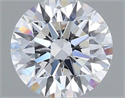 Lab Grown Diamond 1.00 Carats, Round with Ideal Cut, D Color, VVS2 Clarity and Certified by IGI