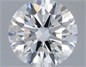Lab Grown Diamond 1.02 Carats, Round with Ideal Cut, D Color, VVS1 Clarity and Certified by IGI