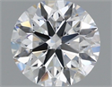 Lab Grown Diamond 1.03 Carats, Round with Excellent Cut, E Color, VVS1 Clarity and Certified by IGI