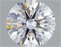 Lab Grown Diamond 1.04 Carats, Round with Ideal Cut, D Color, VS1 Clarity and Certified by IGI