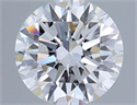 Del inventario de diamantes de laboratorio, 1.04 quilates, Redondo , Color E, claridad VVS1 y certificado IGI