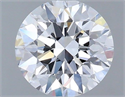 Lab Grown Diamond 1.02 Carats, Round with Excellent Cut, F Color, VVS2 Clarity and Certified by IGI