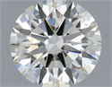 Diamante Natural 0.54 quilates, Redondo , Color H, claridad VS2 y certificado IGI