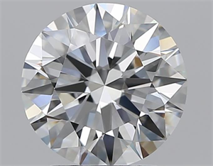 Picture of Natural Diamond 2.01 Carats, Round with Excellent Cut, H Color, IF Clarity and Certified by GIA