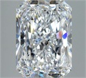 Diamante Natural 1.31 quilates, Radiante , Color D, claridad SI2 y certificado GIA