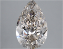 Natural Diamond 2.03 Carats, Pear with  Cut, J Color, SI2 Clarity and Certified by IGI