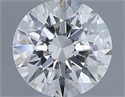 Natural Diamond 0.60 Carats, Round with Very Good Cut, H Color, SI1 Clarity and Certified by IGI