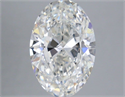 Diamante Natural 3.00 quilates, Ovalado , Color H, claridad VVS2 y certificado GIA
