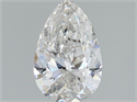 Natural Diamond 1.00 Carats, Pear with  Cut, F Color, SI2 Clarity and Certified by IGI